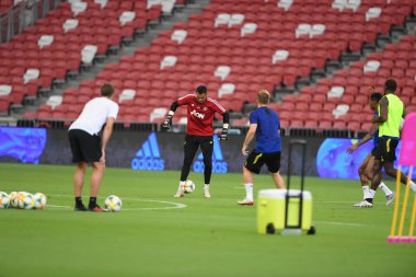 Kallang-singapore-19jul2019:Sergio romero #22 manchest oyuncusu