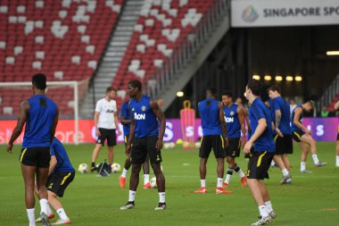 Kallang-singapore-19jul2019:Paul pogba #6 manchester u oyuncusu