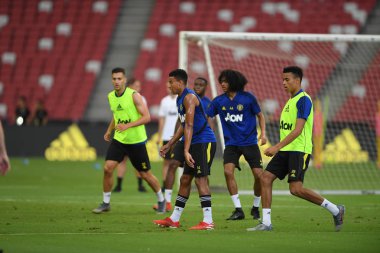 Kallang-singapore-19jul2019:Jesse lingard #14 manchest oyuncusu