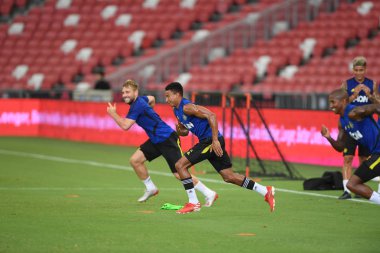 Kallang-singapore-19jul2019:Jesse lingard #14 manchest oyuncusu