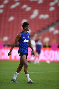Kallang-singapore-19jul2019:Marcus rashford manche #10 oyuncusu