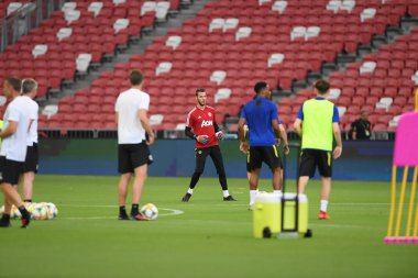Kallang-singapore-19jul2019:David de gea #1 manchester oyuncusu