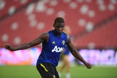 Kallang-singapore-19jul2019:Paul pogba #6 manchester u oyuncusu