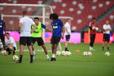 Kallang-singapore-19jul2019:Tahith Chong #44 mancheste oyuncusu