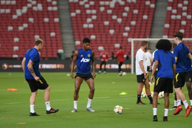 Kallang-singapore-19jul2019:Marcus rashford manche #10 oyuncusu