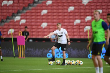 Kallang-singapore-19jul2019:Ole gunnar solskjaer manc yöneticisi