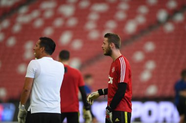 Kallang-singapore-19jul2019:David de gea #1 manchester oyuncusu