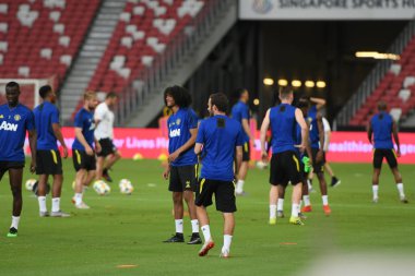 Kallang-singapore-19jul2019:manchester united oyuncusu actio