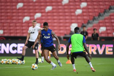 Kallang-singapore-19jul2019:Marcus rashford manche #10 oyuncusu