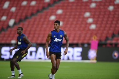 Kallang-singapore-19jul2019:Marcus rashford manche #10 oyuncusu