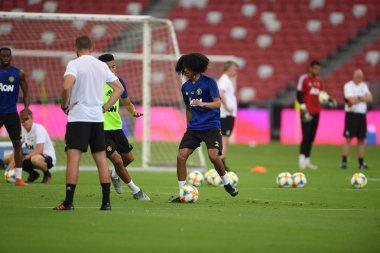 Kallang-singapore-19jul2019:Tahith Chong #44 mancheste oyuncusu