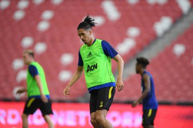 Kallang-singapore-19jul2019:Chris manches #12 oyuncu küçük