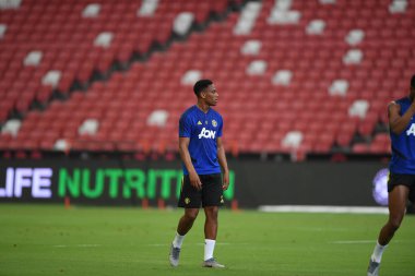 Kallang-singapore-19jul2019:Anthony martial #11 manche oyuncusu
