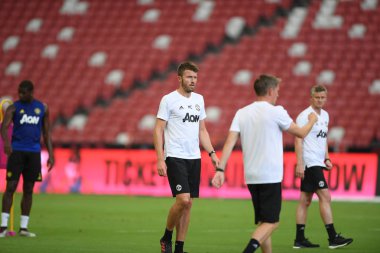 Kallang-singapore-19jul2019:Michael carrick Manch Personel teknik direktörü