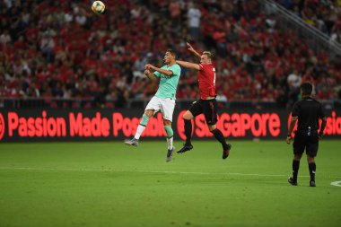Kallang-Singapur-20jul2019: Phil Jones #4 oyuncu Manchester u
