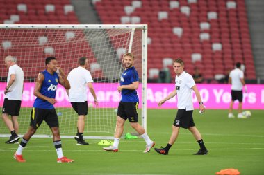 Kallang-singapore-19jul2019:Luke shaw manchester u oyuncusu #23