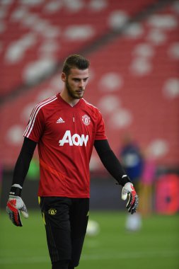 Kallang-singapore-19jul2019:David de gea #1 manchester oyuncusu