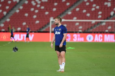  Kallang-singapore-19jul2019:Luke shaw #23 manchester oyuncusu 