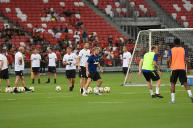 Kallang-singapore-19jul2019:Luke shaw #23 manchester oyuncusu 