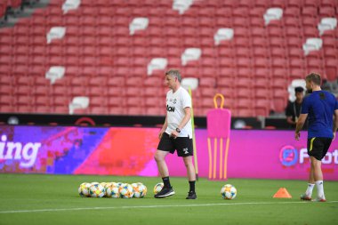 Kallang-singapore-19jul2019:Ole gunnar solskjaer manc yöneticisi