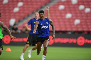 Kallang-singapore-19jul2019:Marcus rashford manche #10 oyuncusu