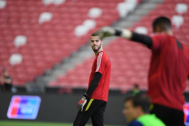 Kallang-singapore-19jul2019:David de gea #1 manchester oyuncusu