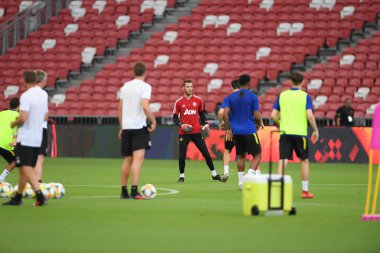 Kallang-singapore-19jul2019:David de gea #1 manchester oyuncusu