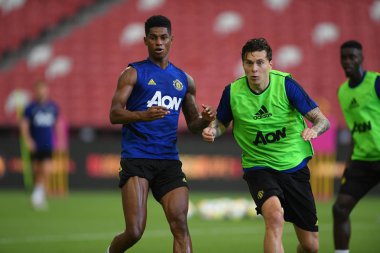 Kallang-singapore-19jul2019:Marcus rashford manche #10 oyuncusu