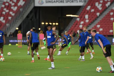 Kallang-singapore-19jul2019:Marcus rashford manche #10 oyuncusu
