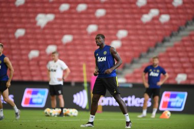 Kallang-singapore-19jul2019:Paul pogba #6 manchester u oyuncusu