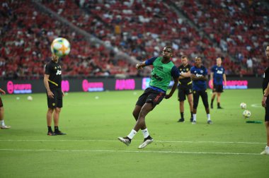 Kallang-Singapur-20jul2019: Paul Pogba #6 Manchester u oyuncusu