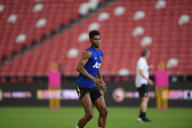 Kallang-singapore-19jul2019:Marcus rashford manche #10 oyuncusu