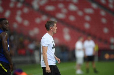 Kallang-singapore-19jul2019:Manchester United'ın teknik direktörü 