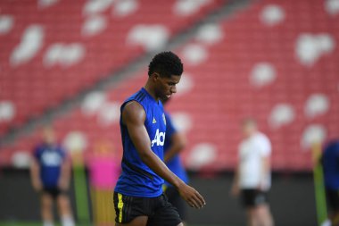 Kallang-singapore-19jul2019:Marcus rashford manche #10 oyuncusu