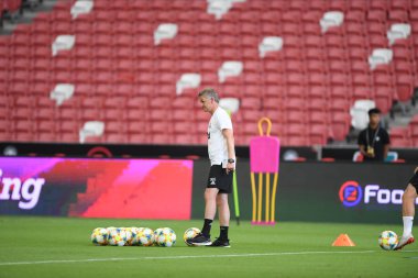 Kallang-singapore-19jul2019:Ole gunnar solskjaer manc yöneticisi