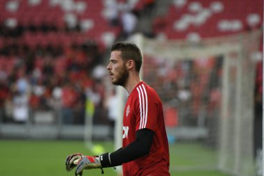Kallang-singapore-19jul2019:David de gea #1 manchester oyuncusu