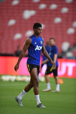 Kallang-singapore-19jul2019:Marcus rashford manche #10 oyuncusu