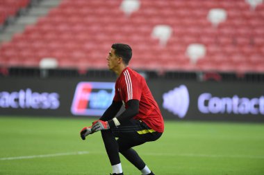 Kallang-singapore-19jul2019:Joel pereira #40 mancheste oyuncusu