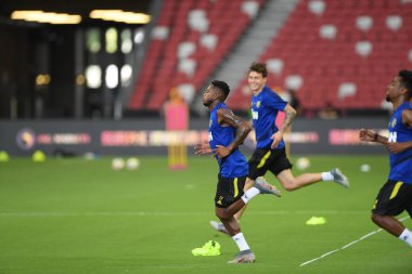 Kallang-singapore-19jul2019:Fred #17 manchester united oyuncusu