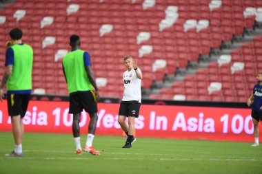 Kallang-singapore-19jul2019:Ole gunnar solskjaer manc yöneticisi