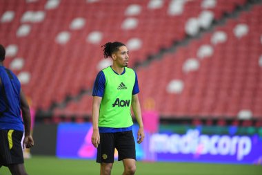 Kallang-singapore-19jul2019:Chris manches #12 oyuncu küçük