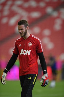 Kallang-singapore-19jul2019:David de gea #1 manchester oyuncusu