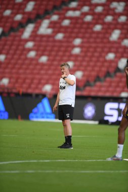 Kallang-singapore-19jul2019:Ole gunnar solskjaer manc yöneticisi