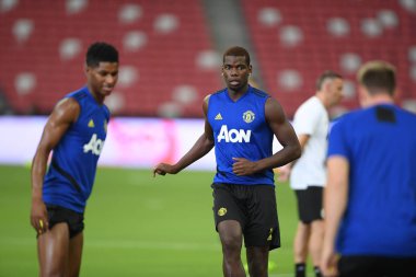 Kallang-singapore-19jul2019:Paul pogba #6 manchester u oyuncusu