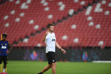 Kallang-singapore-19jul2019:Michael carrick Manch Personel teknik direktörü