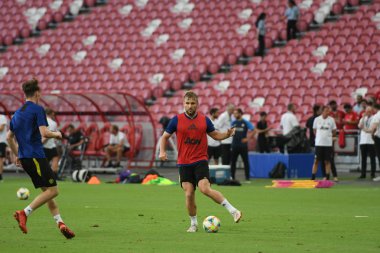 Kallang-singapore-19jul2019:Luke shaw #23 manchester oyuncusu 