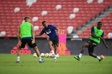 Kallang-singapore-19jul2019:Anthony martial #11 manche oyuncusu
