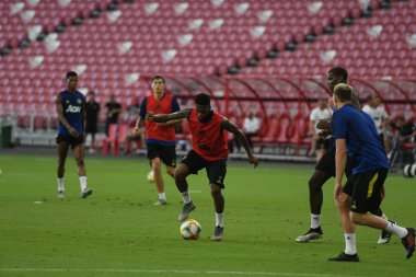 Kallang-singapore-19jul2019:Fred #17 manchester united oyuncusu