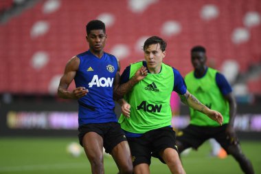 Kallang-singapore-19jul2019:Marcus rashford manche #10 oyuncusu