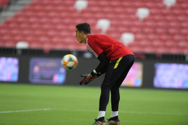 Kallang-singapore-19jul2019:Joel pereira #40 mancheste oyuncusu